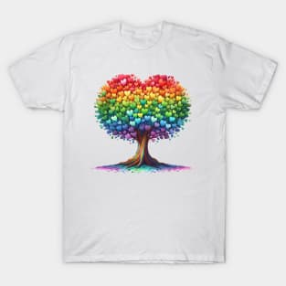 Tree Shaped Hearts T-Shirt